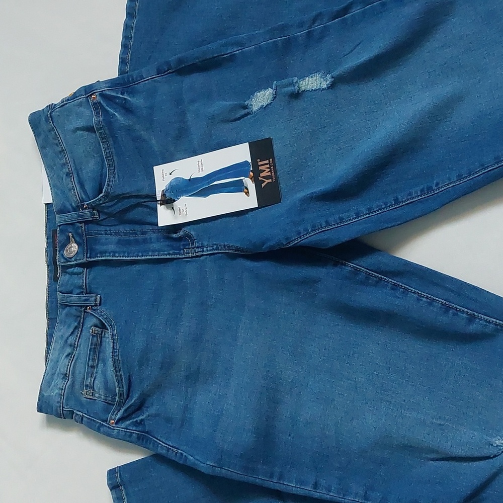 YMl high Rise‎ women's blue flare Jeans Size 11/30